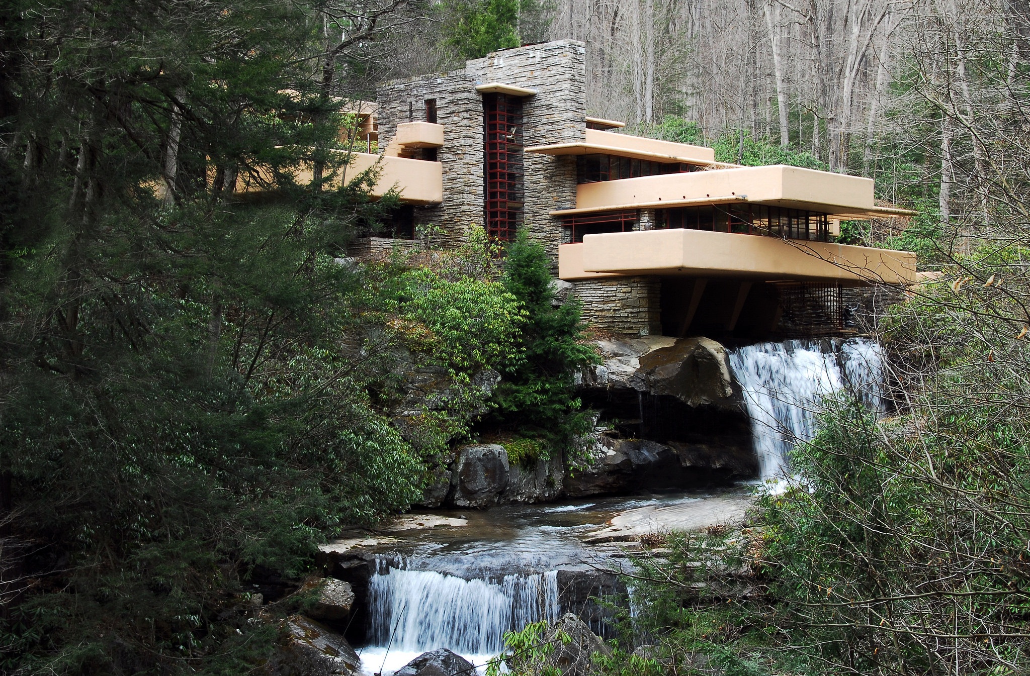 Frank Lloyd Wright Maison Sur La Cascade fr.wikiarquitectura.com