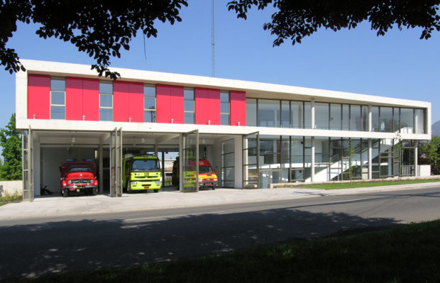 Caserne de pompiers à Vitacura
